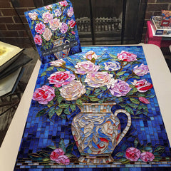 Mosaik der Rosen Puzzles 1000 Stücke