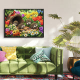 Hedgehog's Paradise Jigsaw Puzzle 1000 Pieces