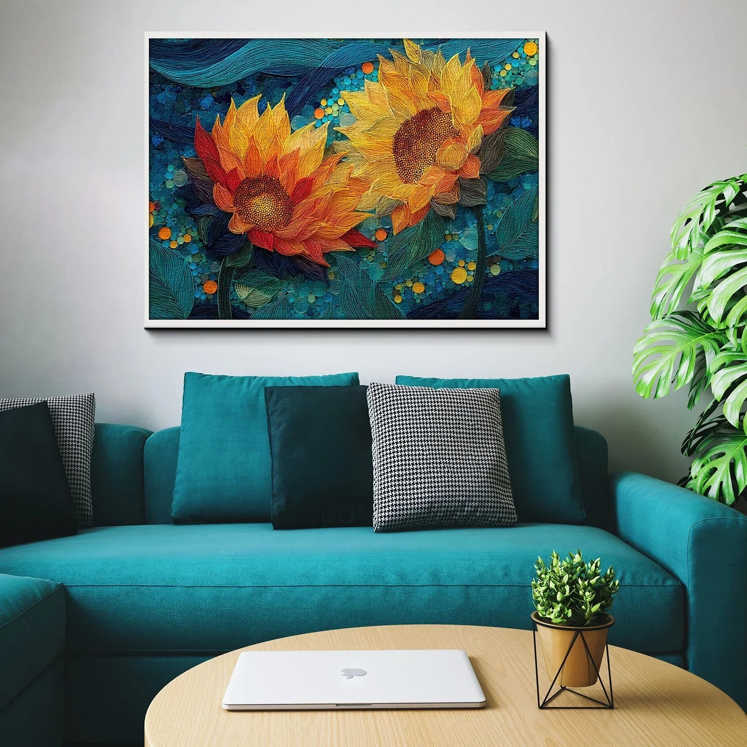 Goldene Sonnenblumen Puzzle 1000 Teile