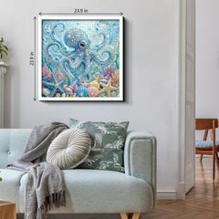 Puzzle con polpo oceanico ingioiellato, 1000 pezzi