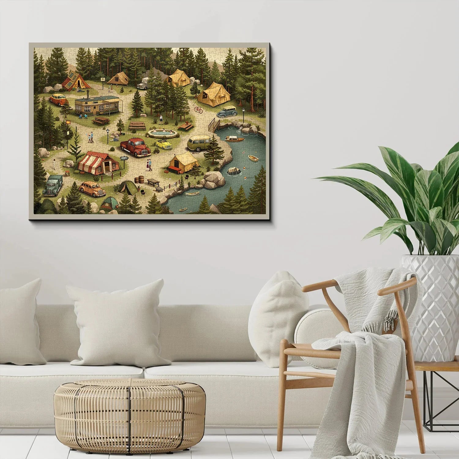 Camping Time Jigsaw Puzzle 1000 Pieces