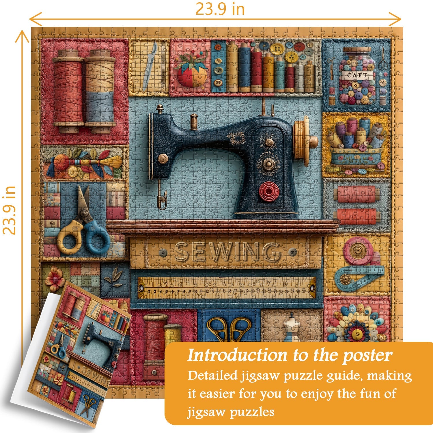 Sewing Craft Collection Jigsaw Puzzle 1000 Pieces