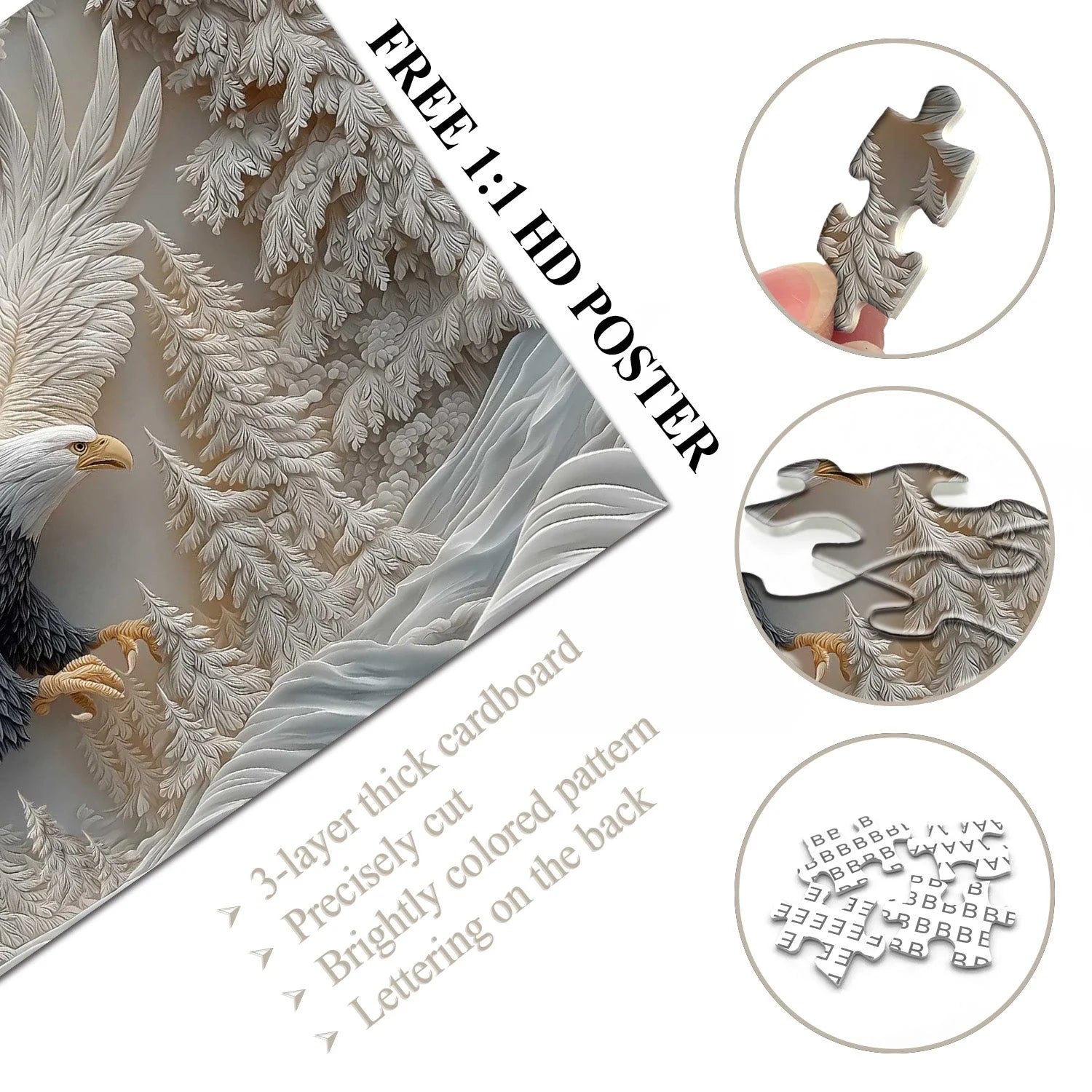 The Carved Eagle Jigsaw Puzzle 1000 Pieces
