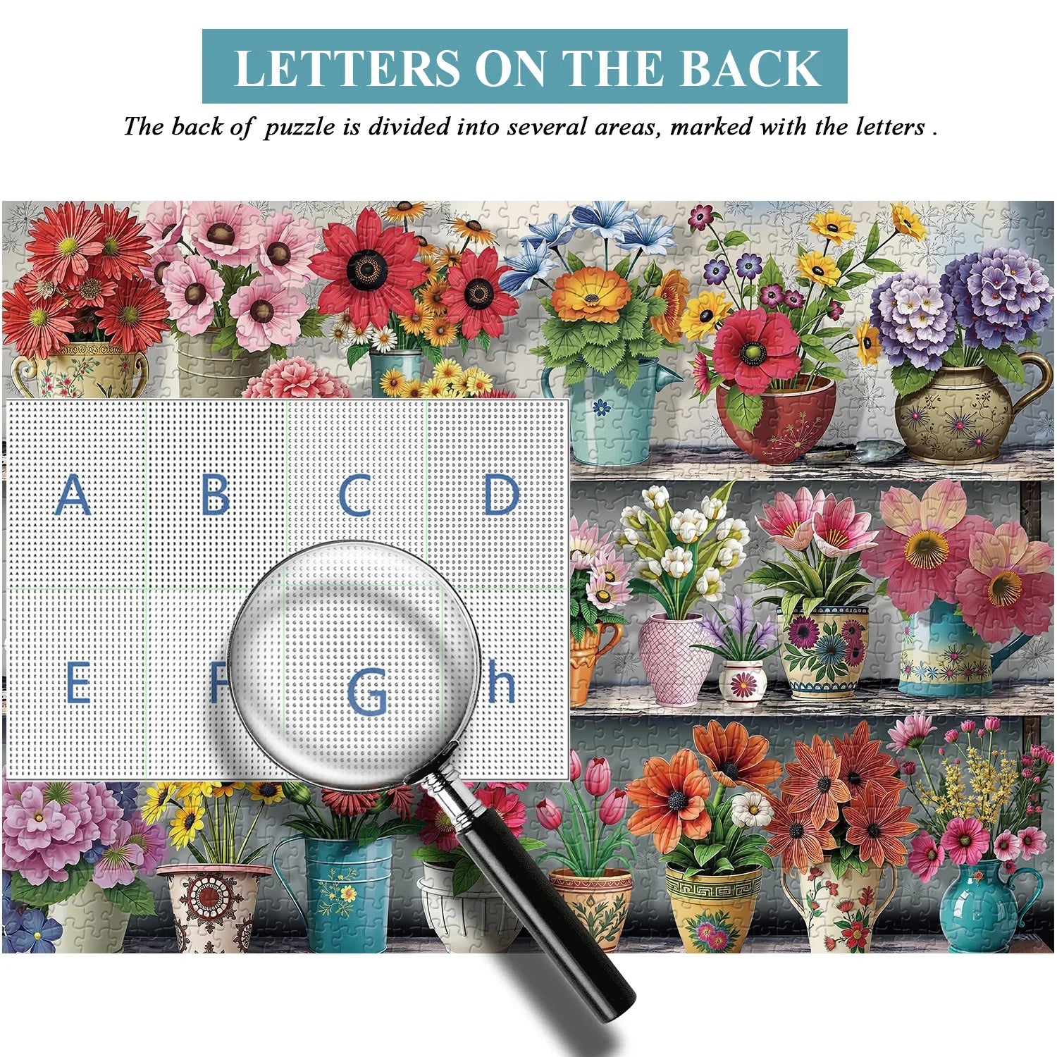 Colors in Bloom Jigsaw Puzzle 1000 Pieces