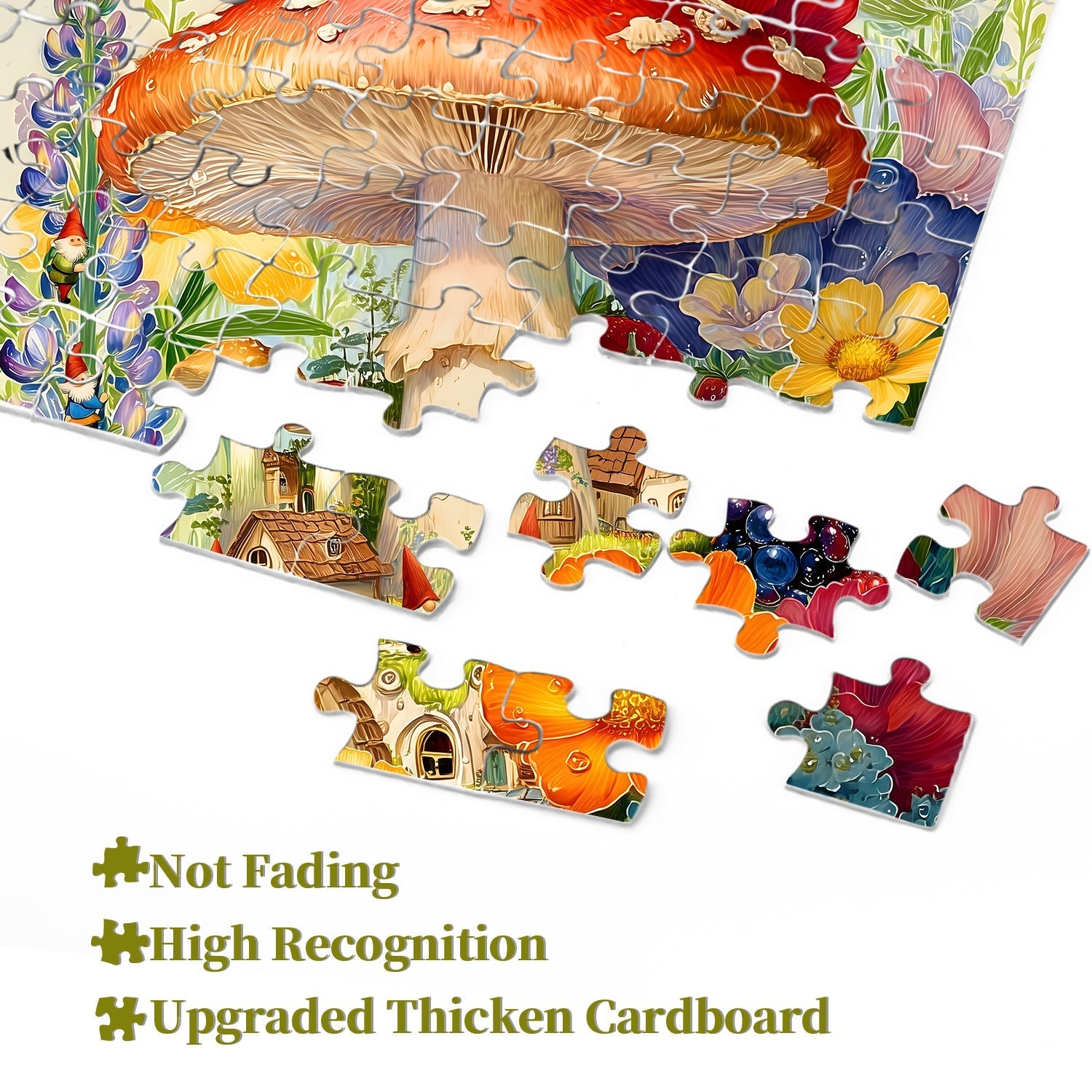 Blossom & Gnome Home Jigsaw Puzzle 1000 Pieces