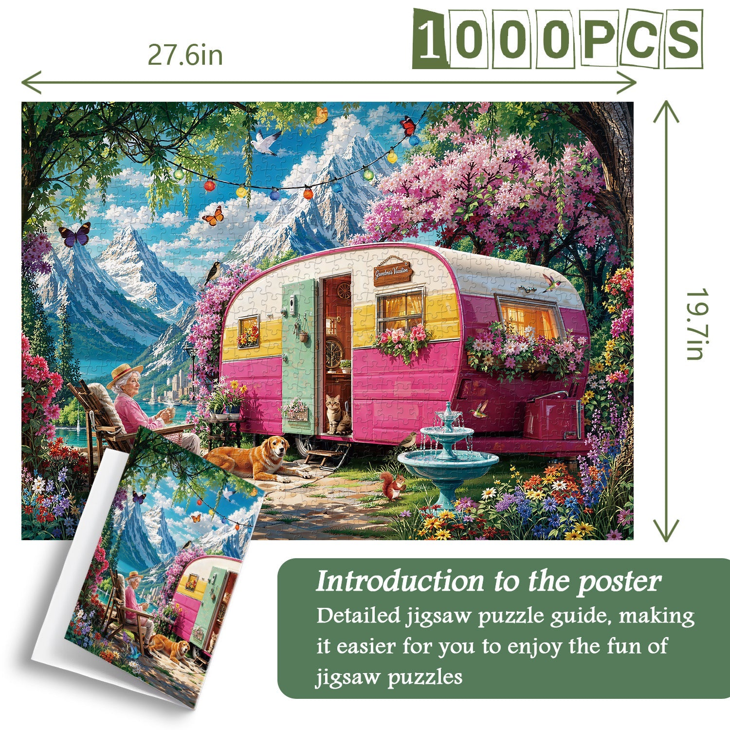 Grandma's Vacation Jigsaw Puzzle 1000 Pieces
