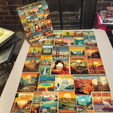 Nostalgic American Landmark Poster Jigsaw Puzzle 1000 Pieces