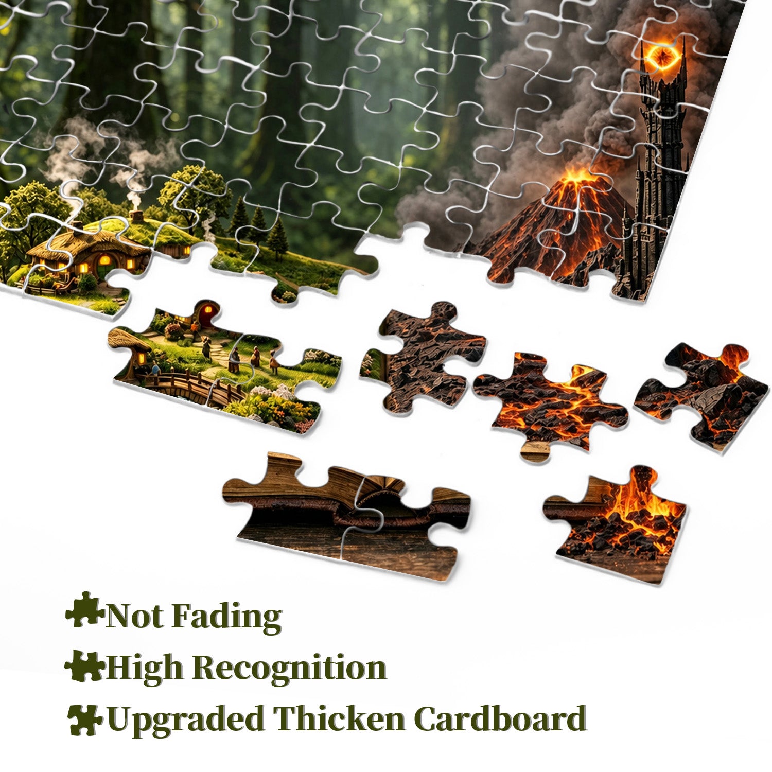 Middle-earth in a Book Jigsaw Puzzle 1000 Pieces