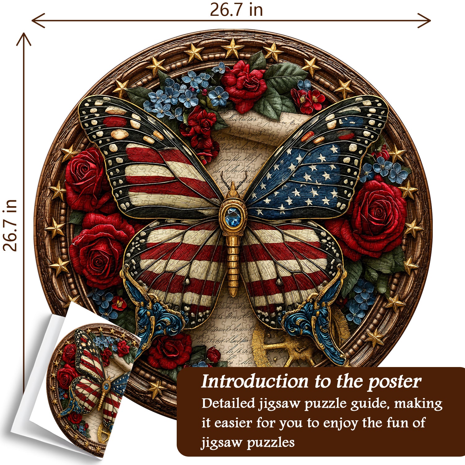 StarFlag Butterfly Jigsaw Puzzle 1000 Pieces