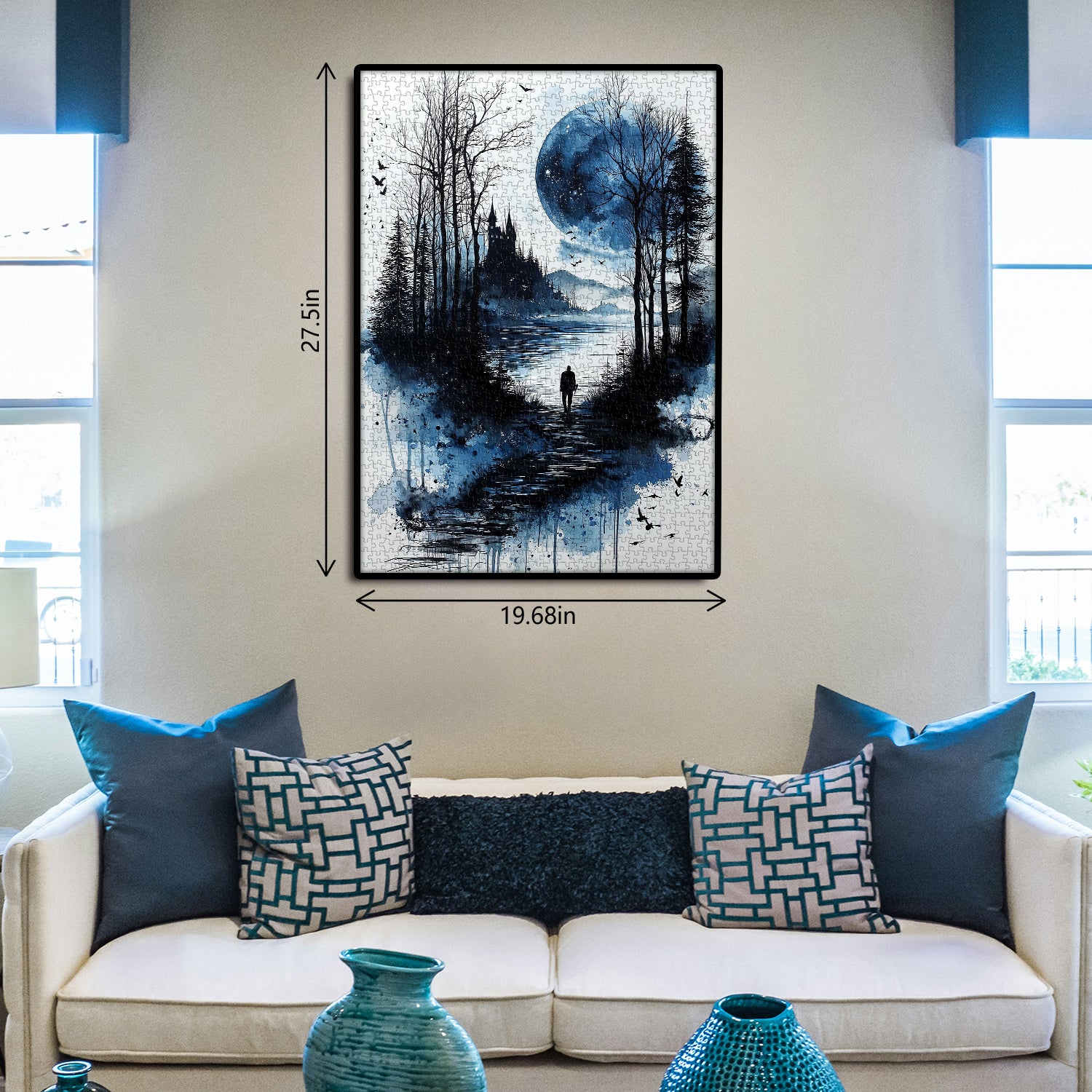 Lone Shadow Lake Jigsaw Puzzle 1000 Pieces