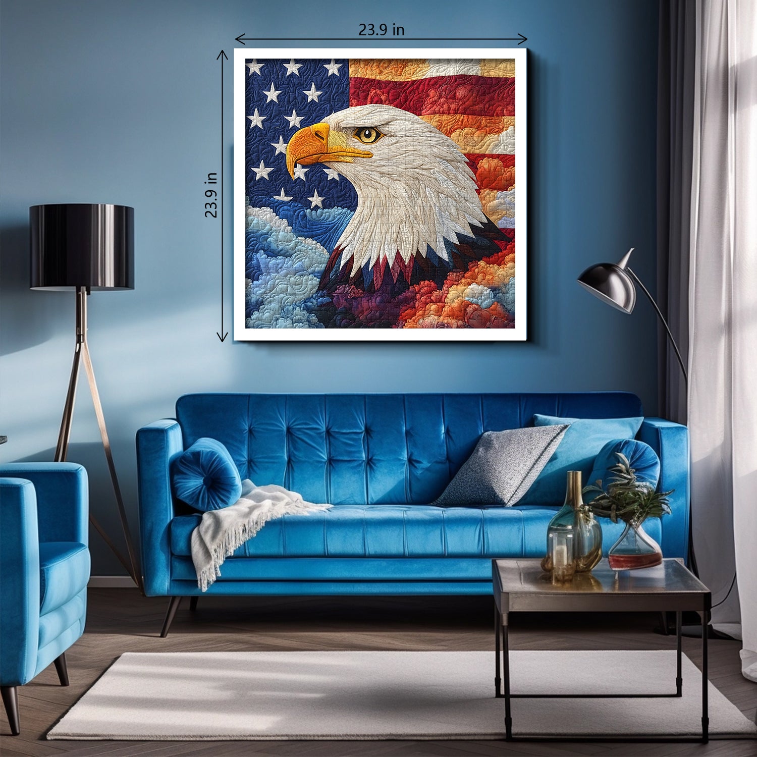 Der gesteppte Adler Puzzle 1000 Teile