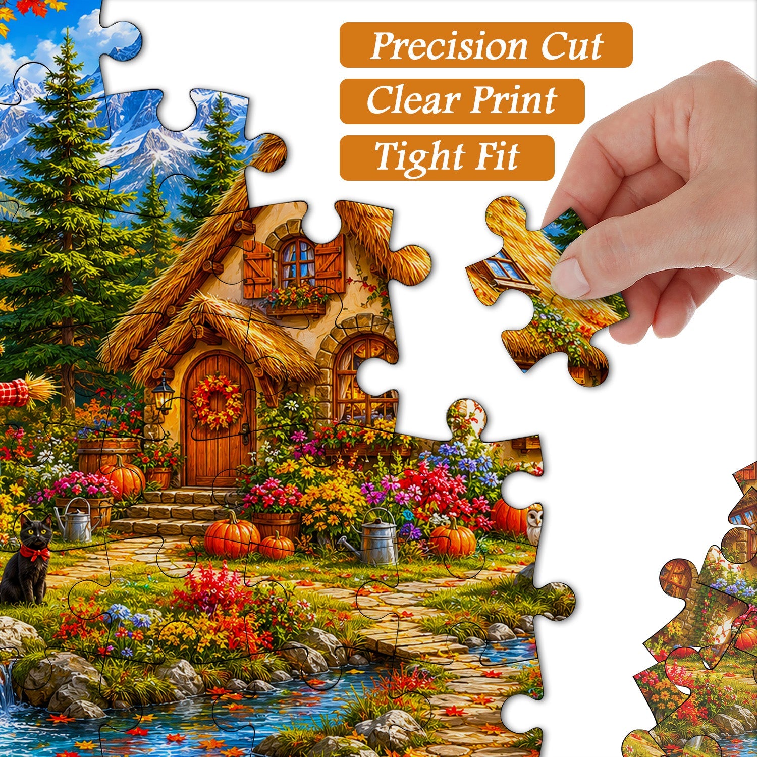 Puzzle Fall Pumpkin Cottage 1000 pezzi