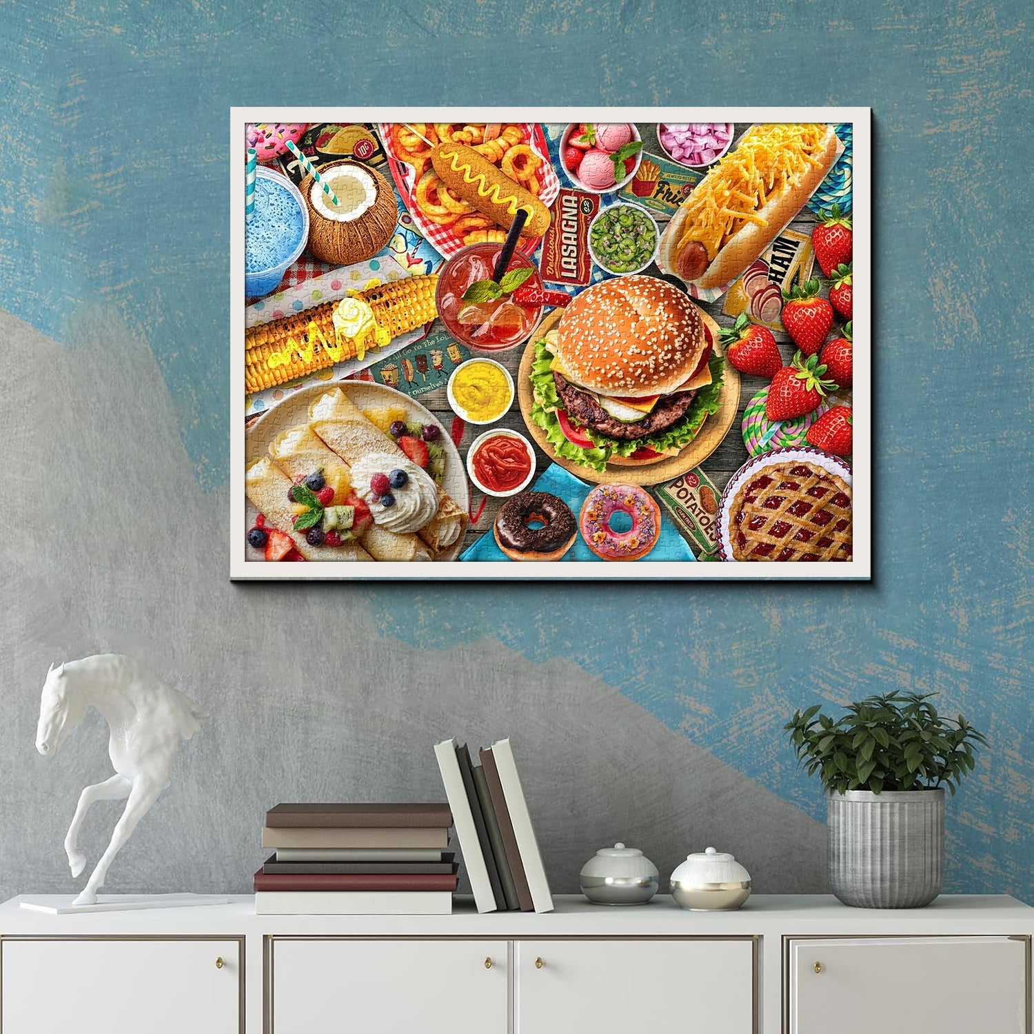 Food Delight Party Jigsaw Puzzle 1000 Pieces