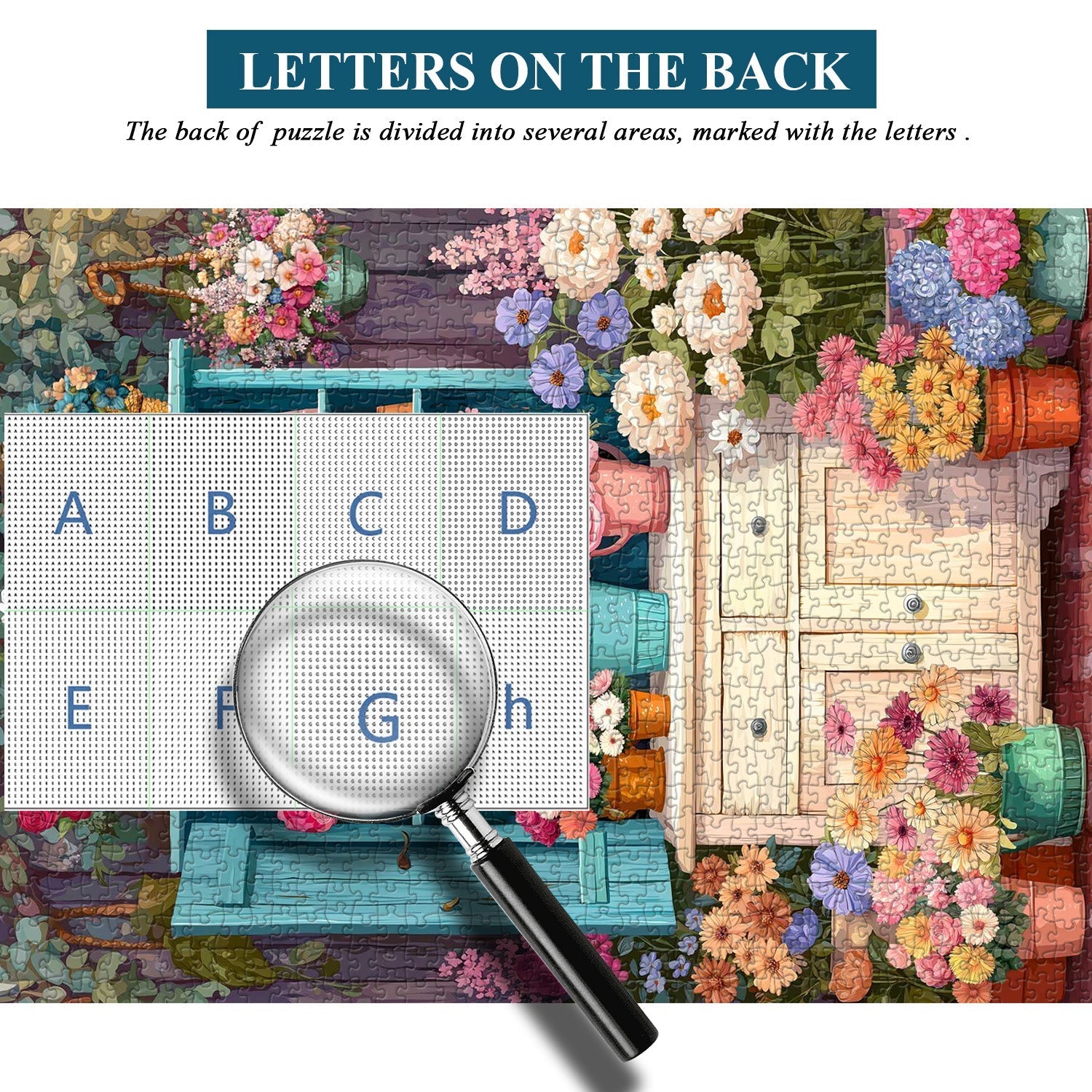 Floral Cabinet Rhythm Jigsaw Puzzle 1000 Pieces