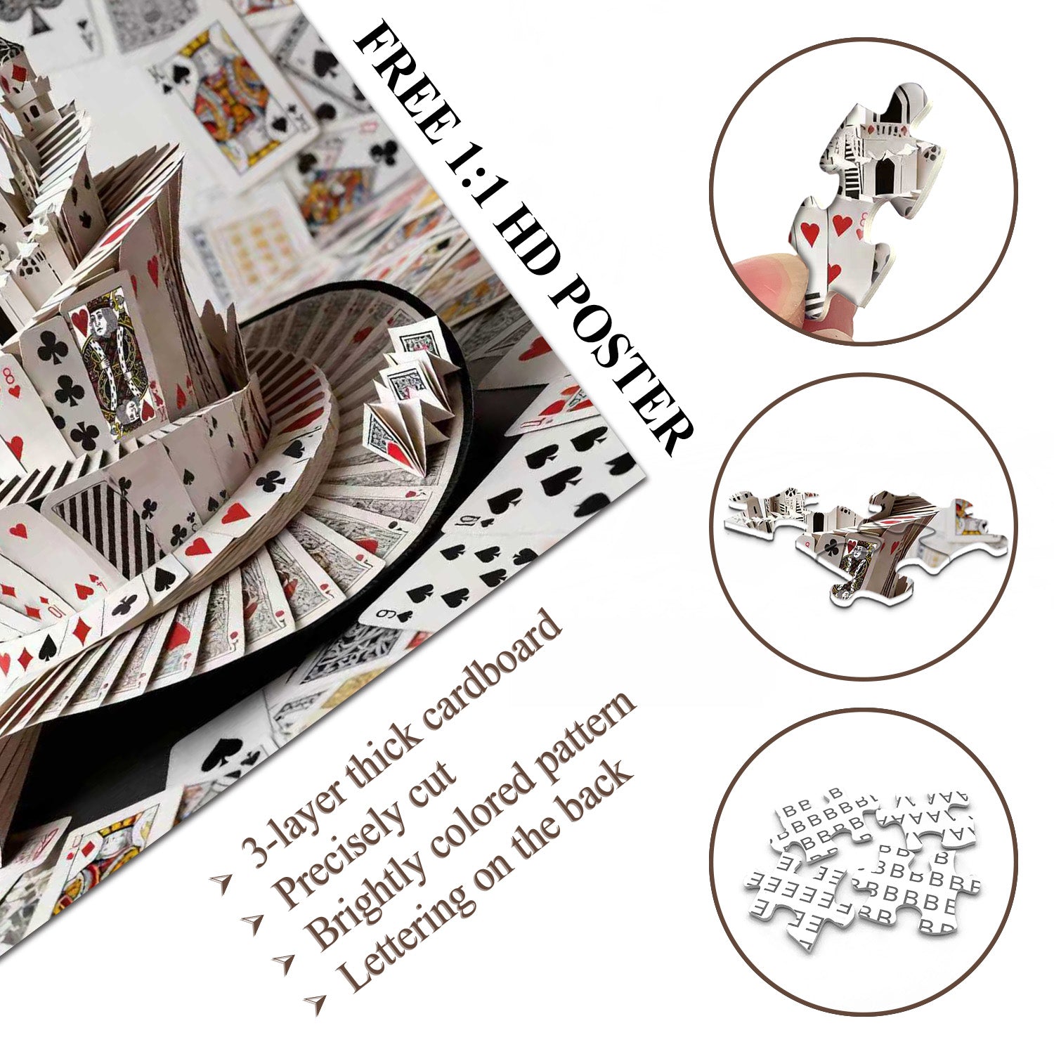 Das Spiralpuzzle des Zauberers, 1000 Teile