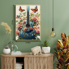 Chitarra in bloom puzzle puzzle 1000 pezzi