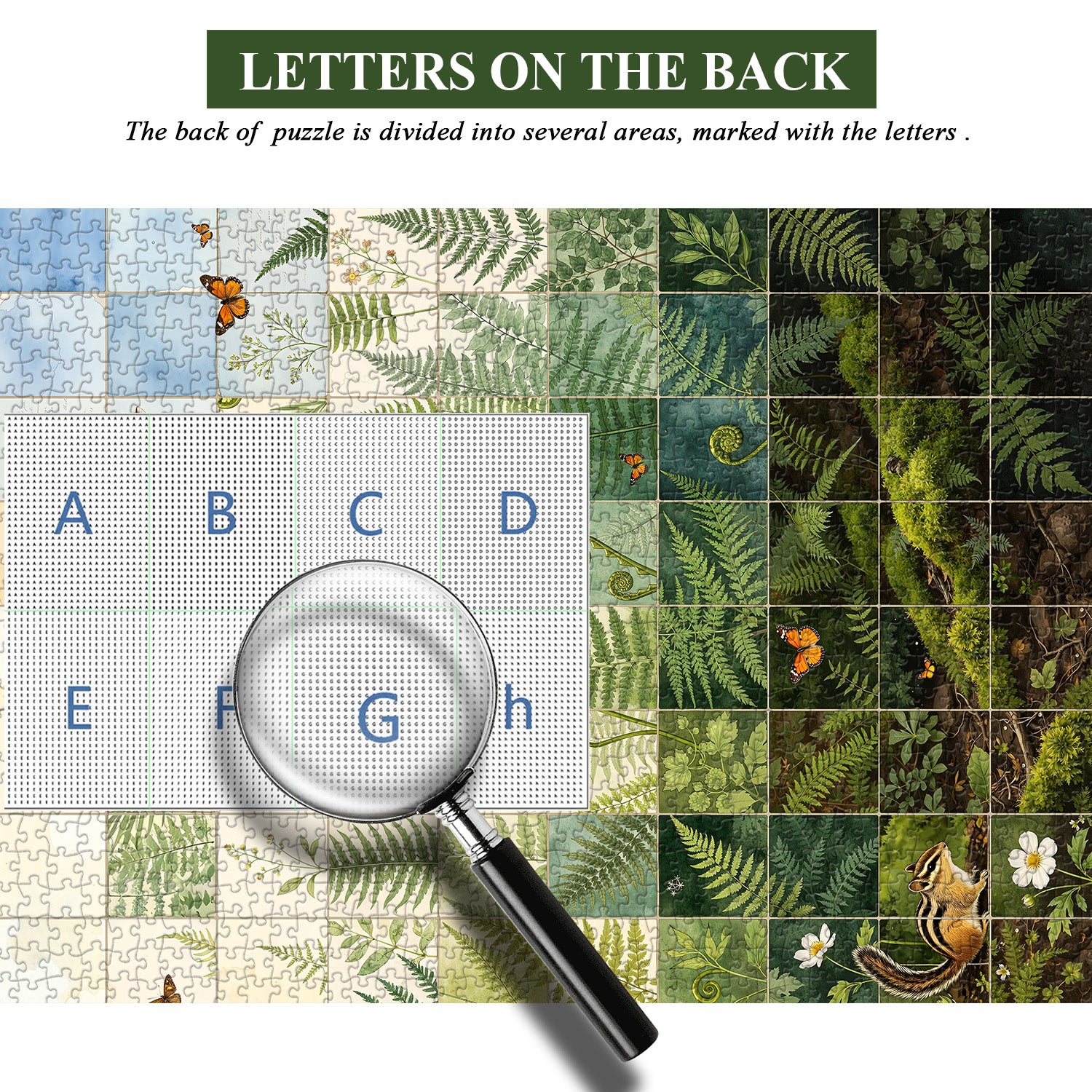 Fern Tapestry Jigsaw Puzzle 1000 Pieces