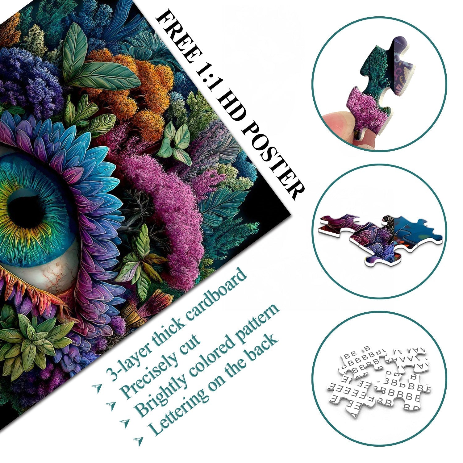 Plant Eyes Jigsaw Puzzle 1000 Pieces