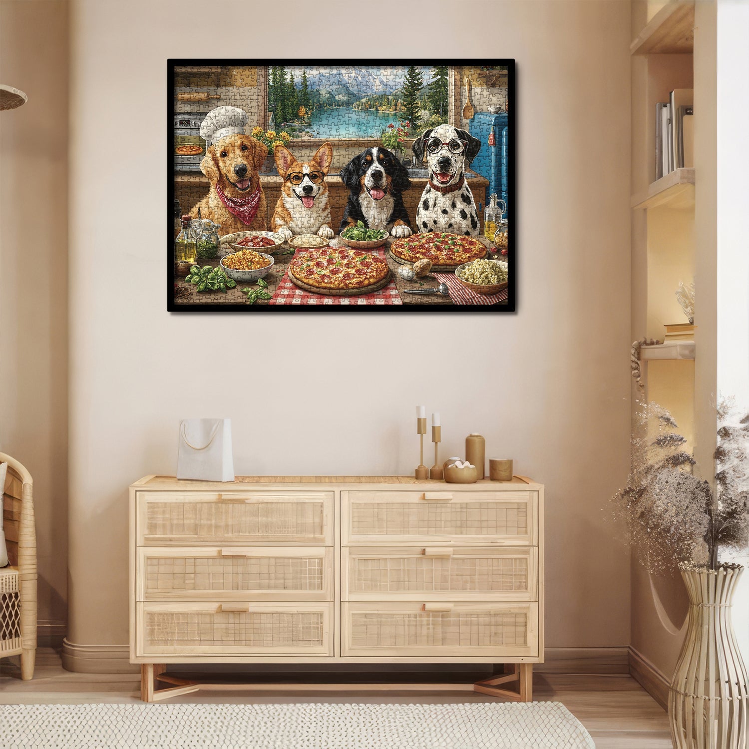 Lakeside Pizza Crew Jigsaw Puzzle 1000 Pieces