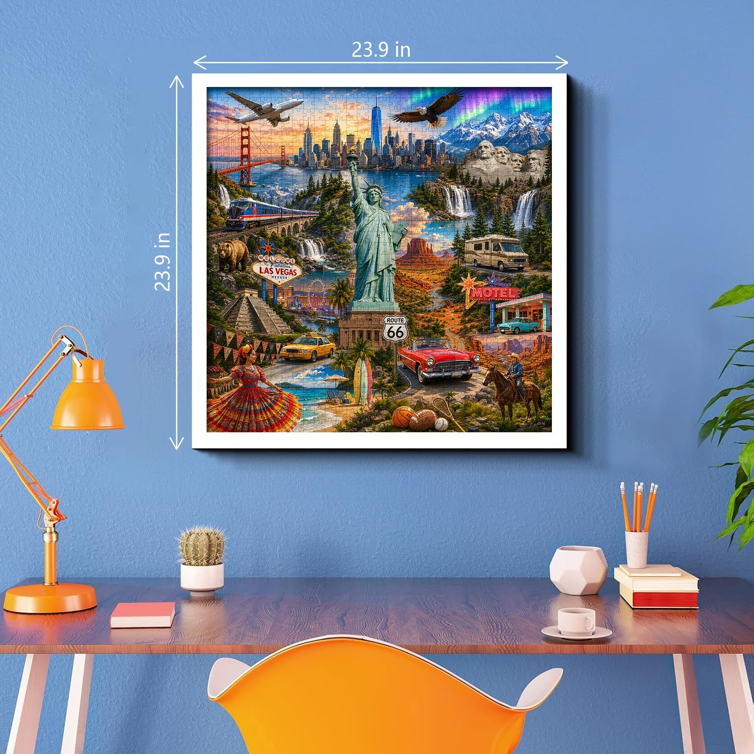 Puzzle America Landmarks Journey da 1000 pezzi