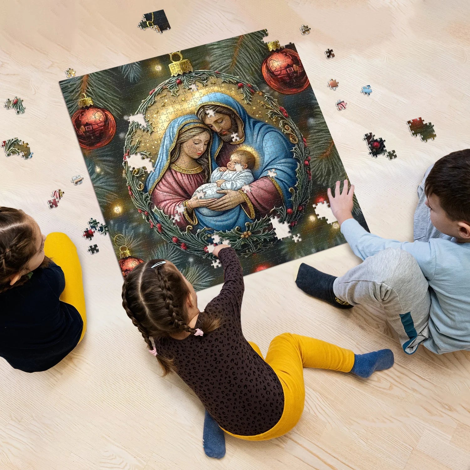 Christ is Born Jigsaw Puzzle 1000 Pieces