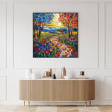 Glazed Flower Path Jigsaw Puzzle 1000 Pieces
