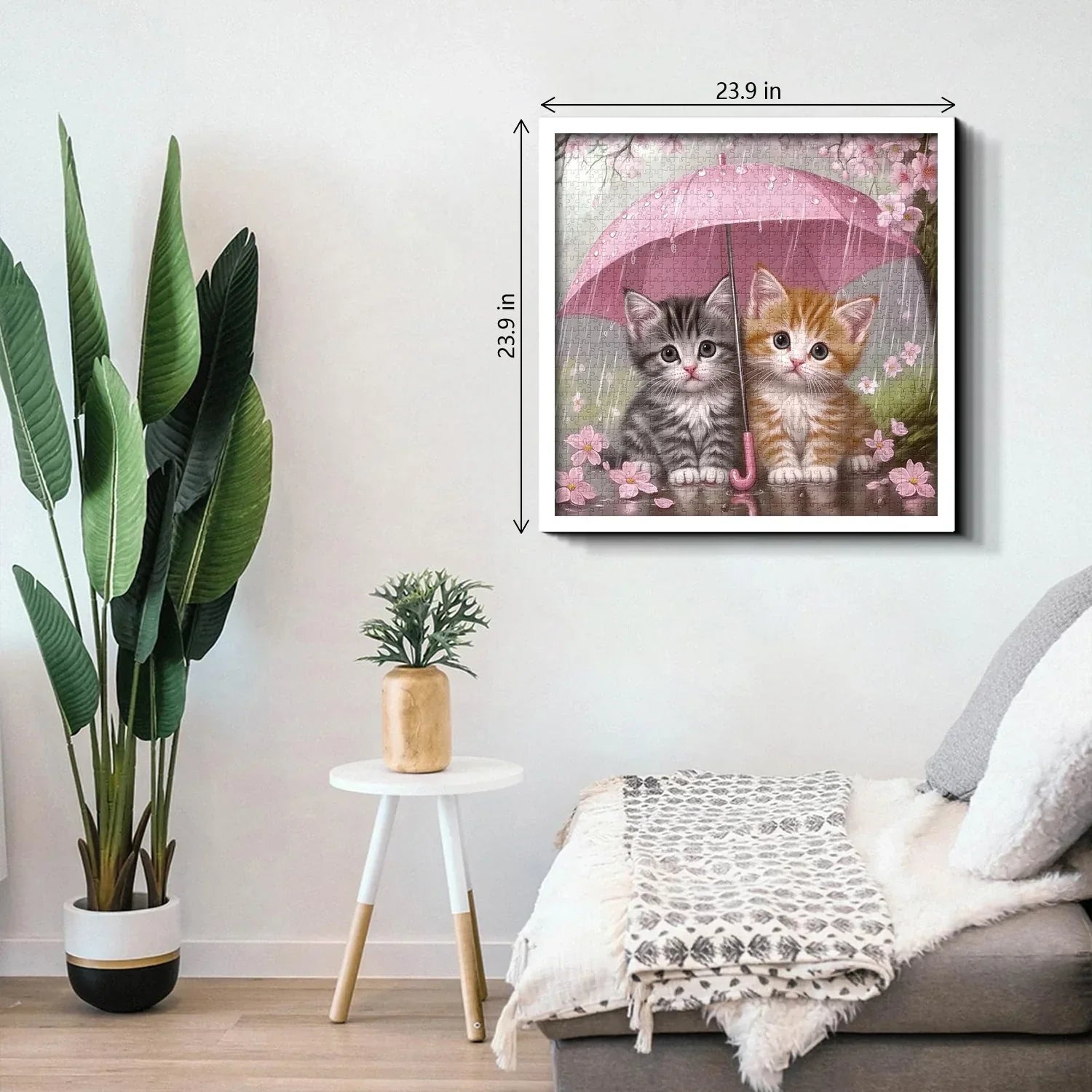 Rain Kittens Jigsaw Puzzle 1000 Pieces