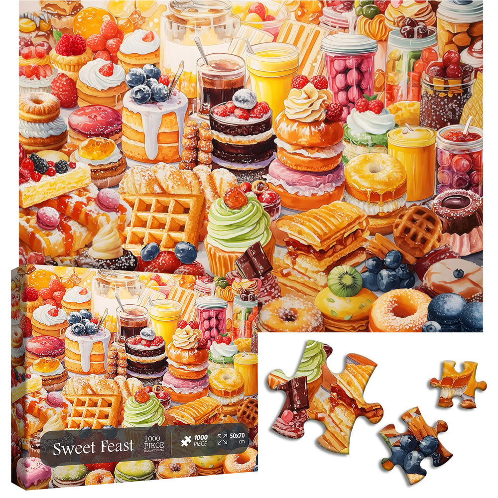 Süßes Festpuzzle 1000 Stücke