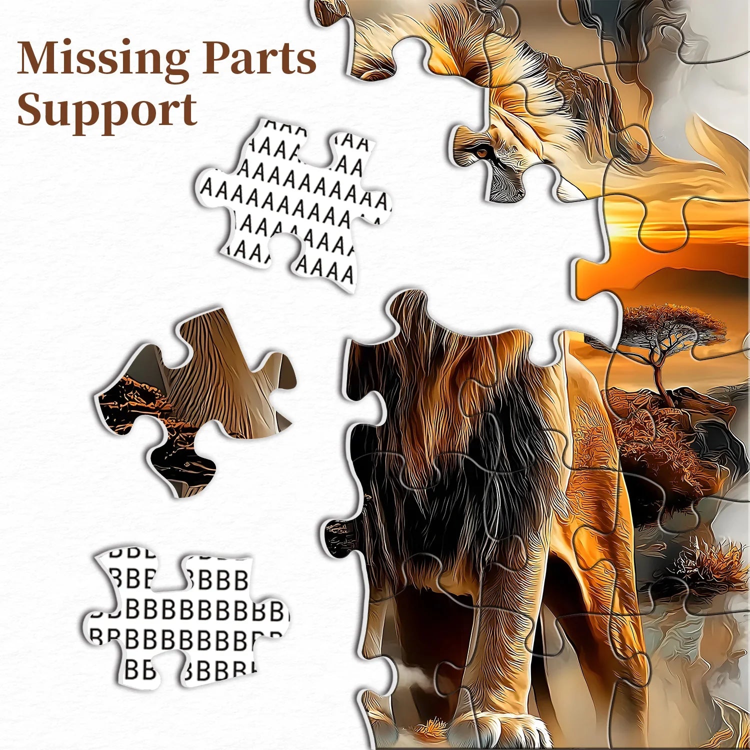 Lion Guardian Jigsaw Puzzle 1000 Pieces