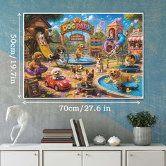 Hundepark-Puzzle 1000 Teile