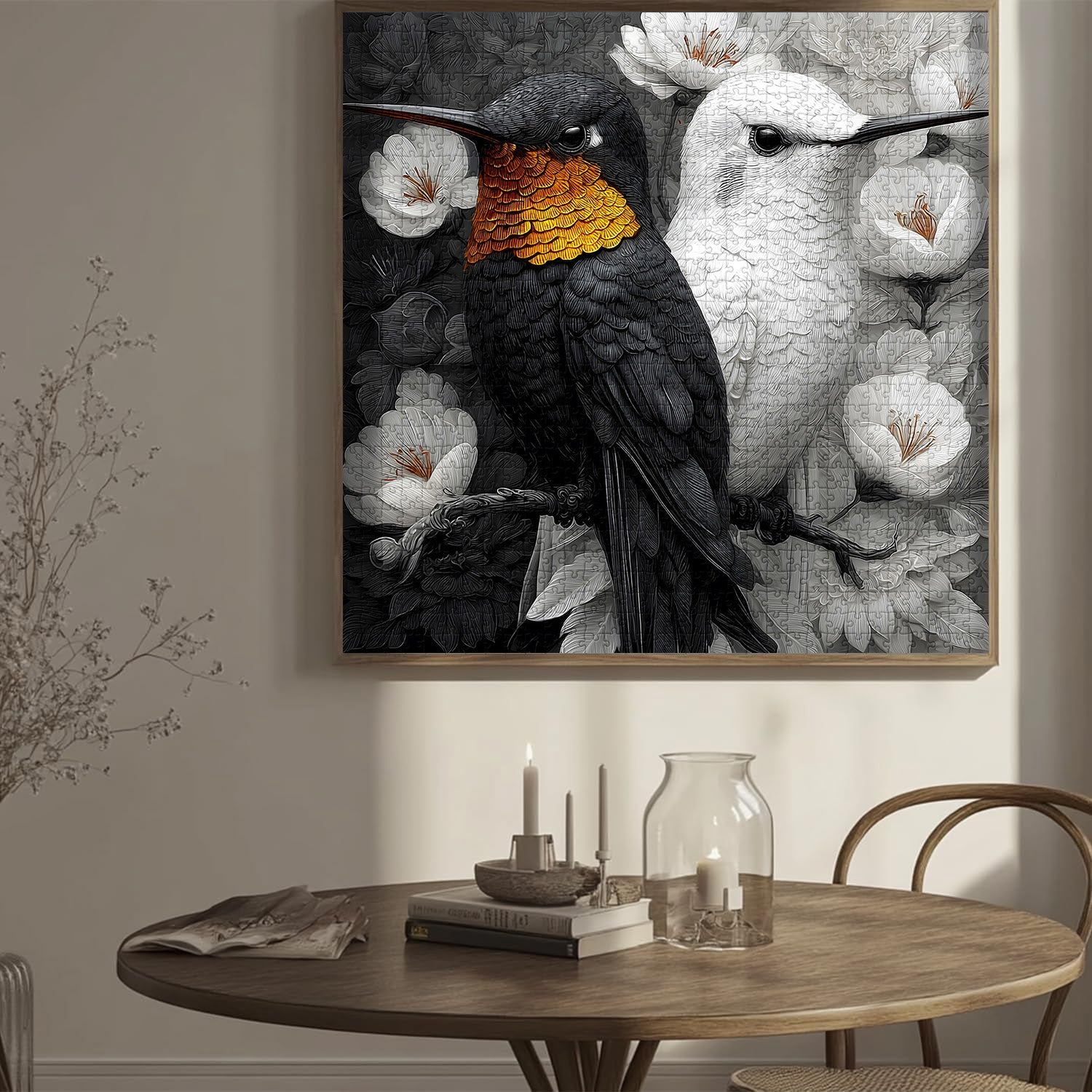 YinYang Hummingbirds Jigsaw Puzzle 1000 Pieces