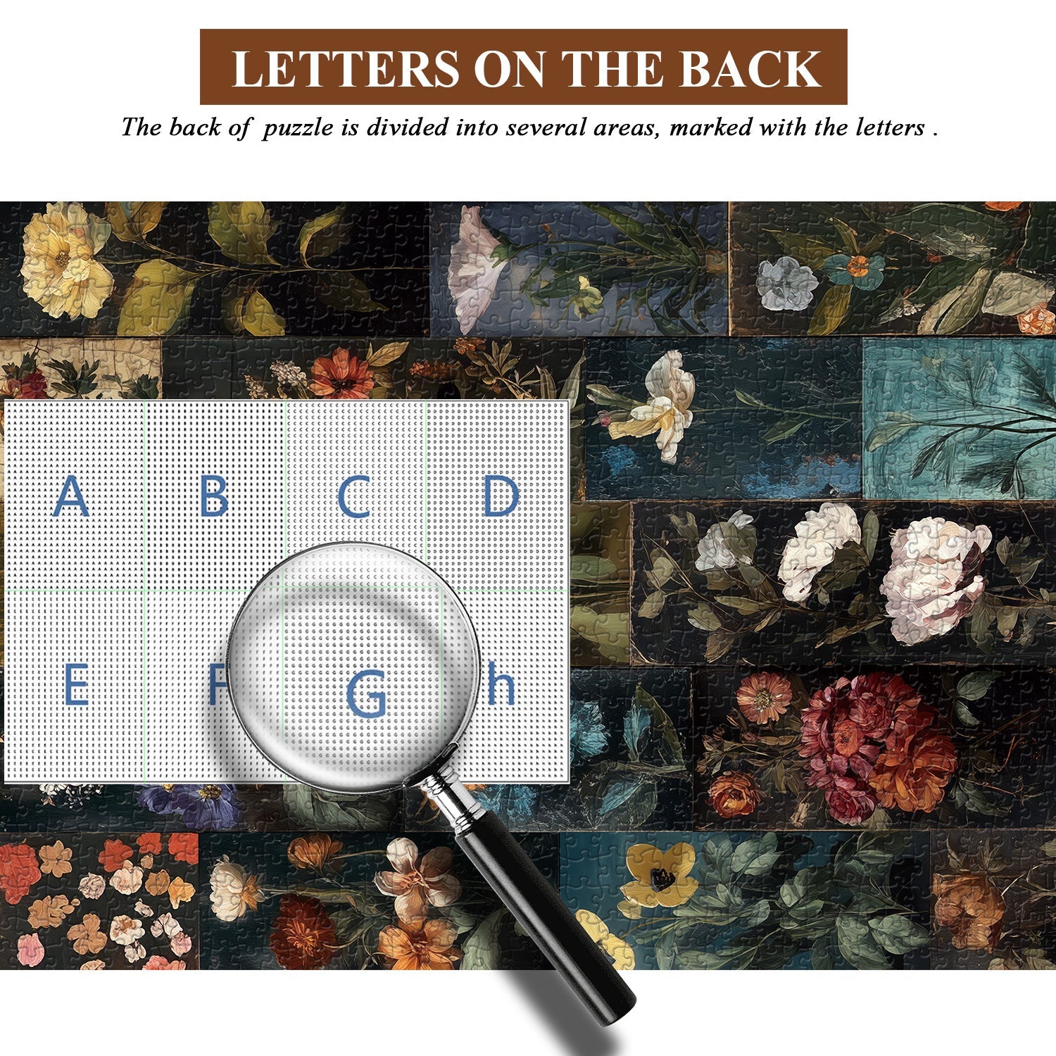 Floral Cabinet Jigsaw Puzzle 1000 Pieces