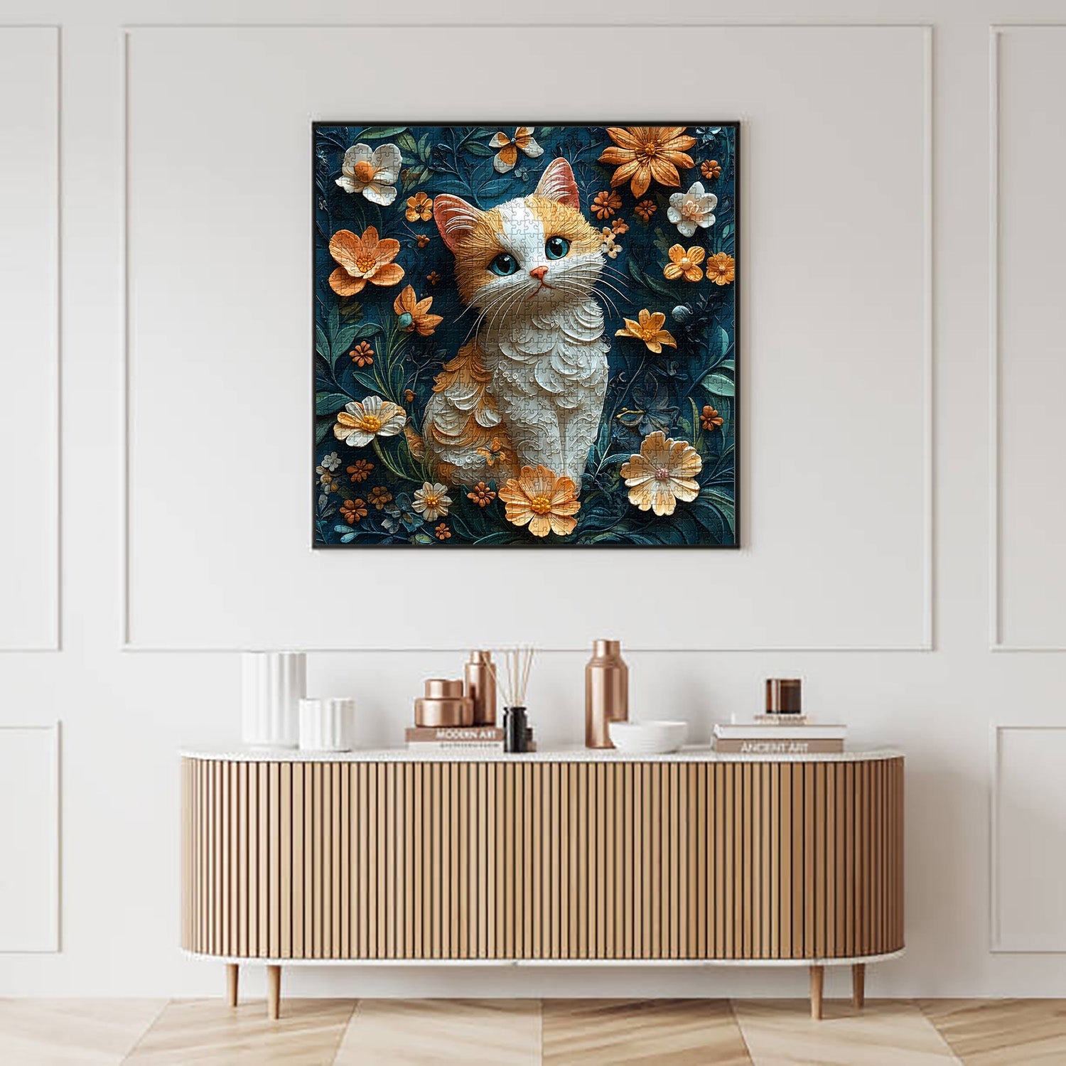 Cat Garden Oasis Jigsaw Puzzle 1000 Pieces