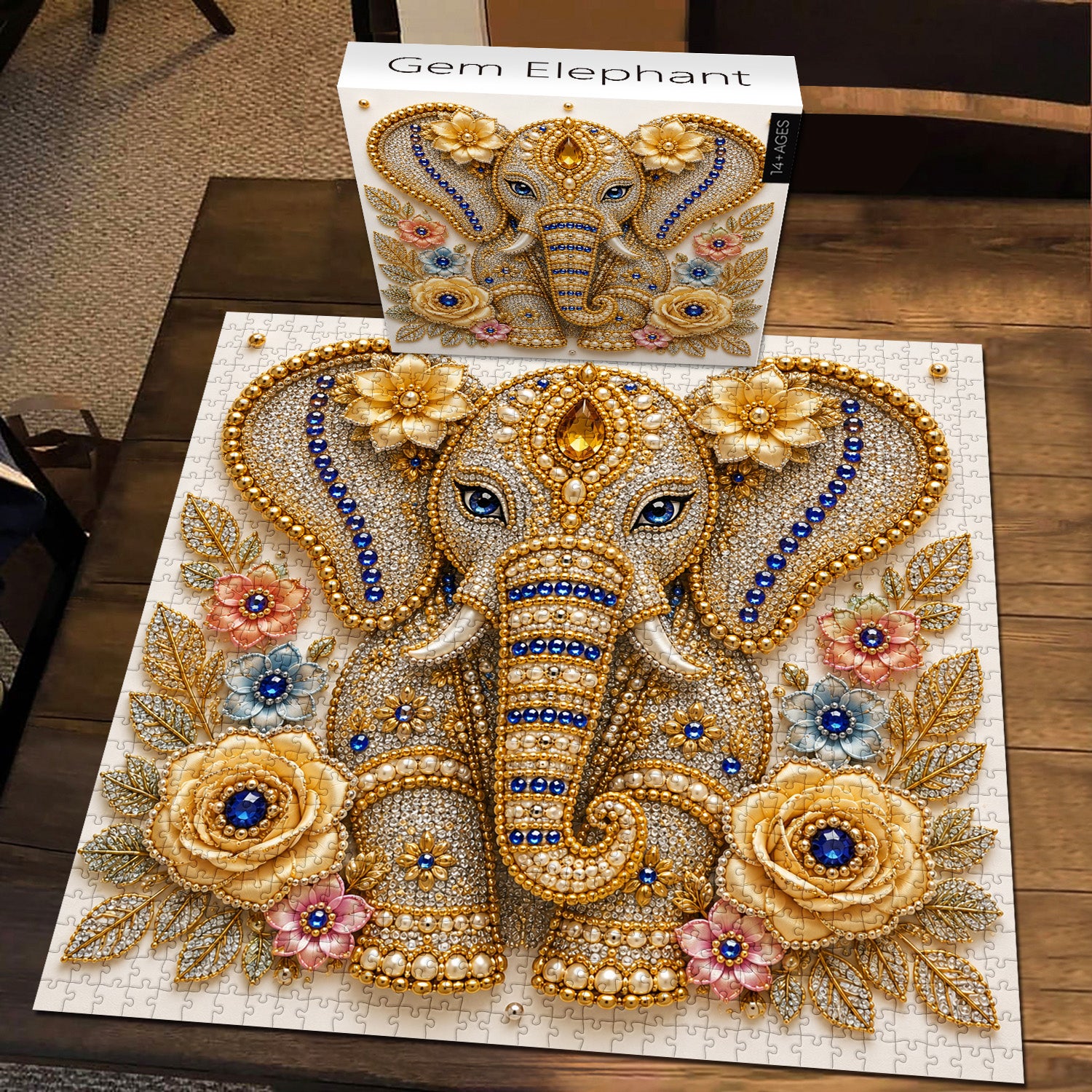 Gem Elephant Jigsaw Puzzle 1000 Pieces