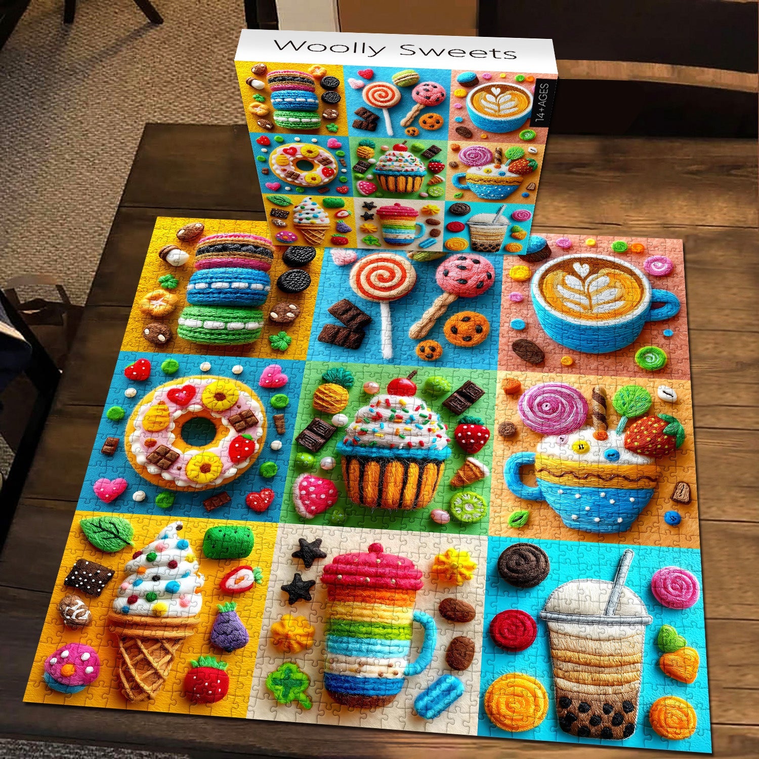 Woolly Sweets Jigsaw Puzzle 1000 Pieces