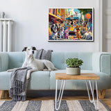 Urban Doggie Street Party Jigsaw Puzzle 1000 Pieces