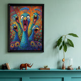 Peacock Scream Jigsaw Puzzles 1000 Pieces