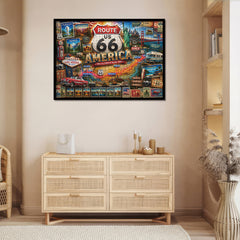 Route 66 Reisepuzzle 1000 Teile
