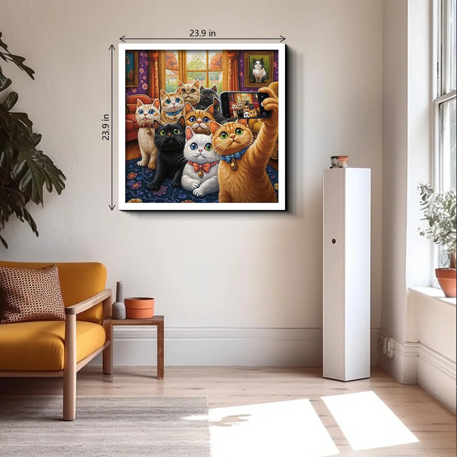 Cats in the lens Jigsaw Puzzle 1000 Pieces