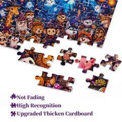Animal Carnival Night Jigsaw Puzzle 1000 Pieces