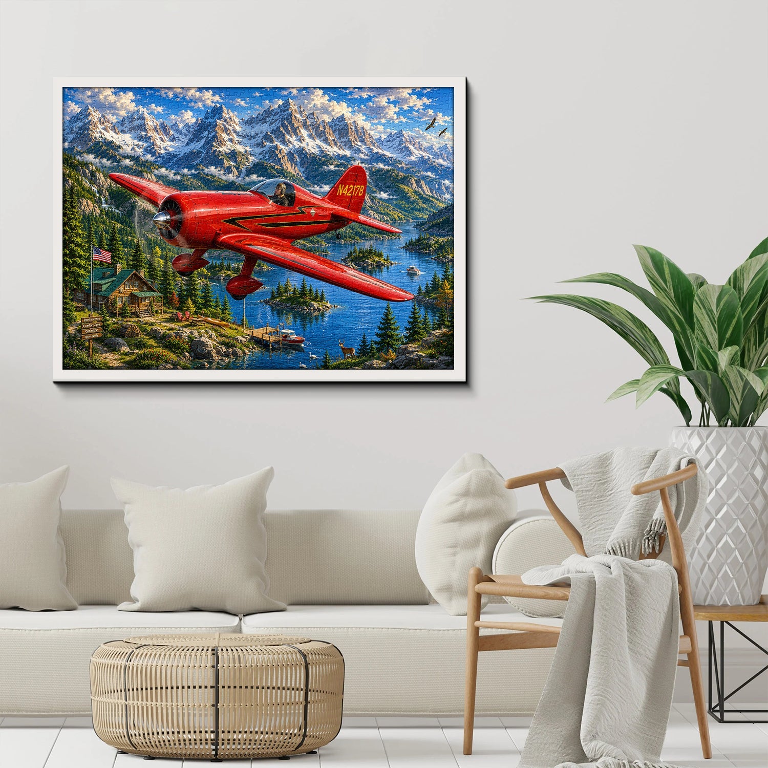 Mountain Sky Aviator Puzzle 1000 Teile