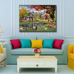 Rustic Haven puzzle puzzle 1000 pezzi