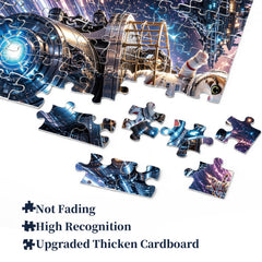 Puzzle del gatto cosmico 1000 pezzi