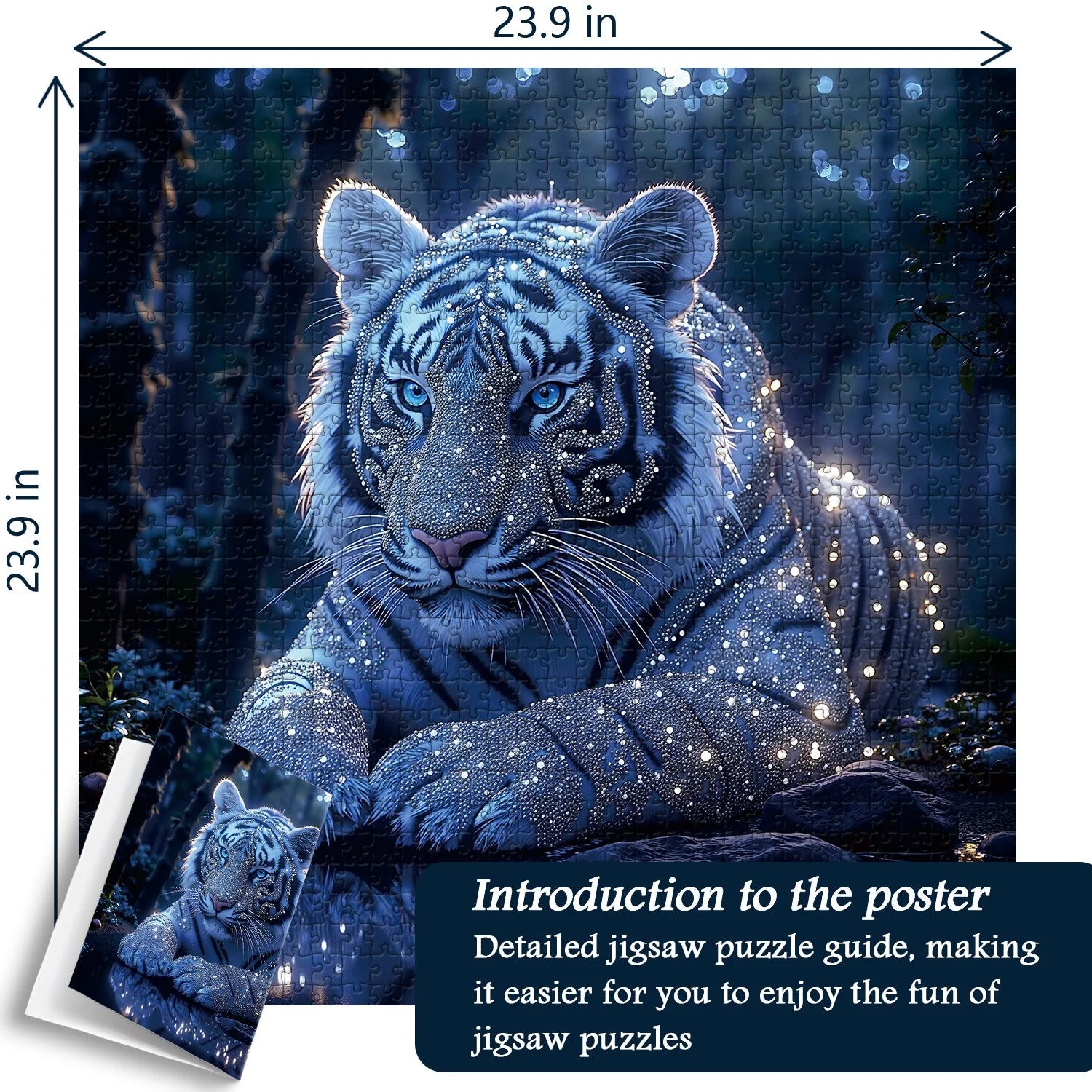 Starlit Tiger Puzzle 1000 Teile