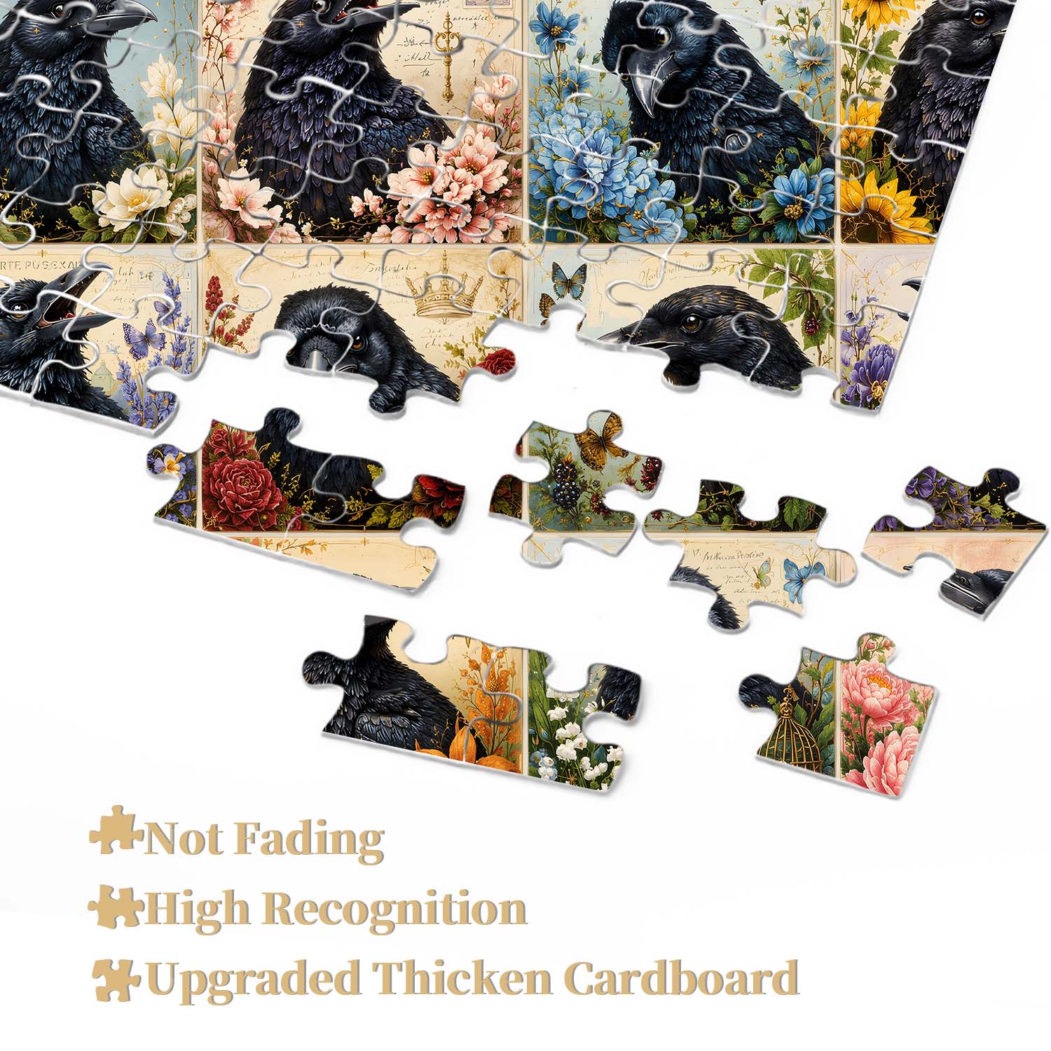 Garden Raven Art Puzzle 1000 Teile