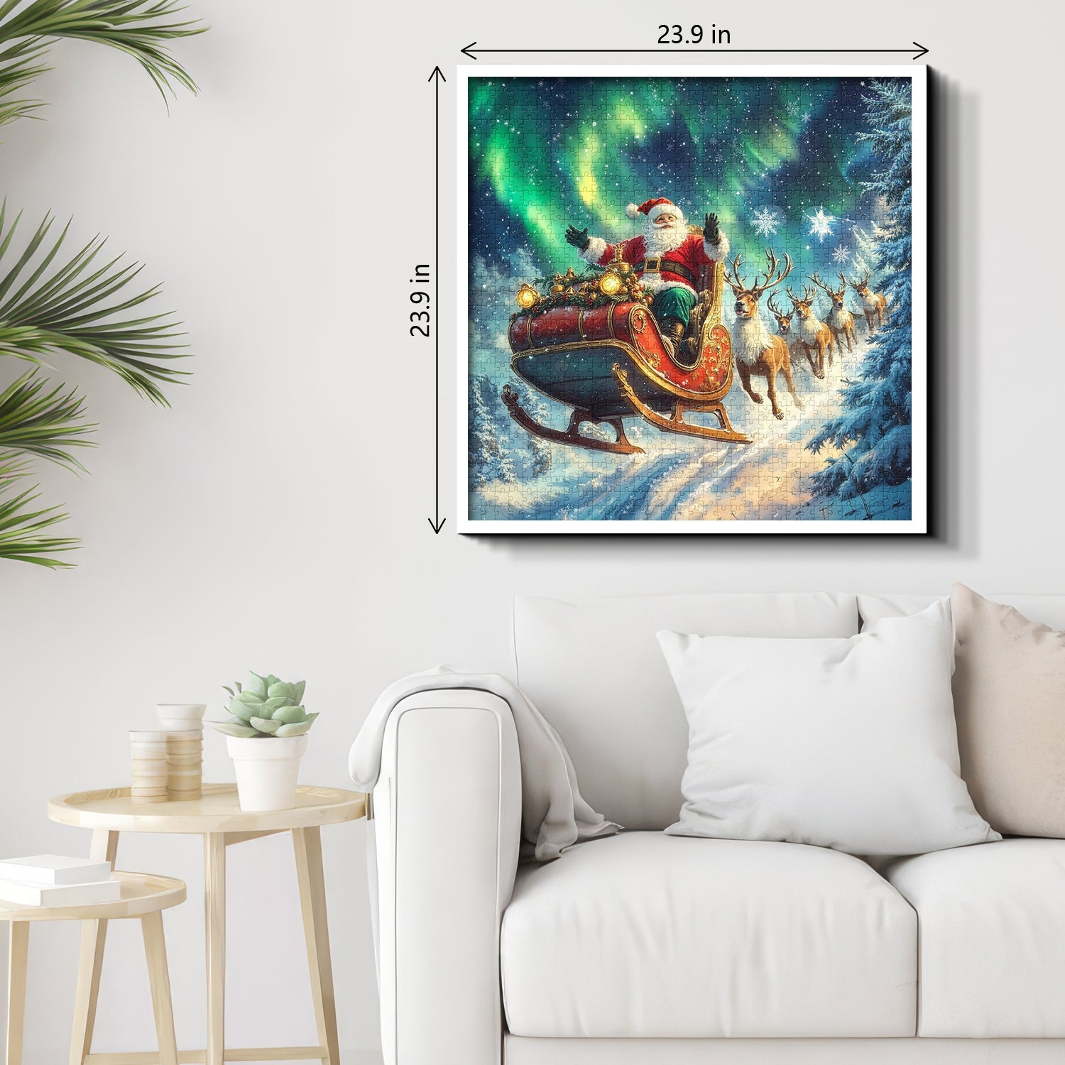 Starlit Reindeer Journey Jigsaw Puzzle 1000 Pieces