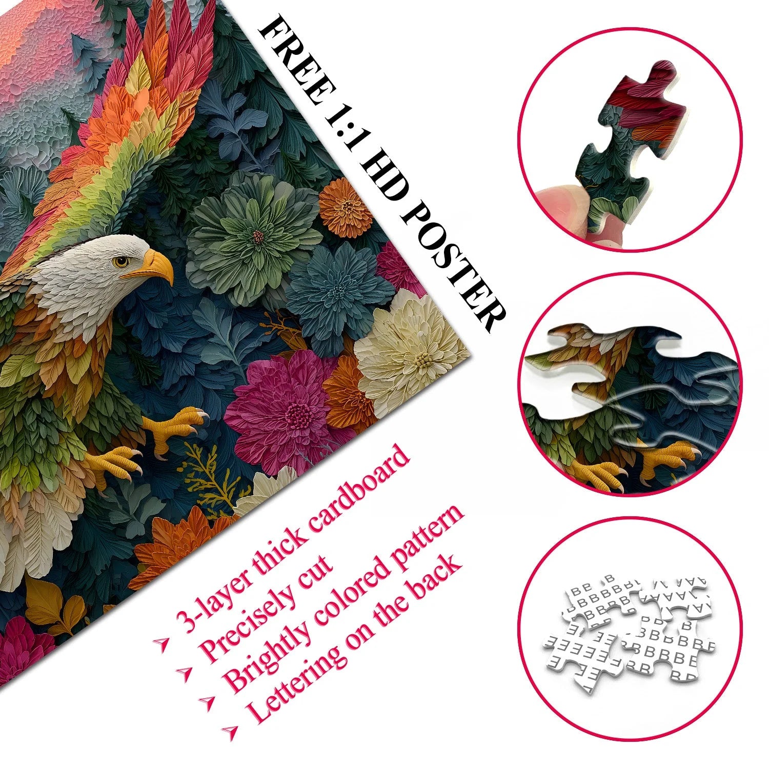 Leaf Eagle Jigsaw Puzzle 1000 Pieces