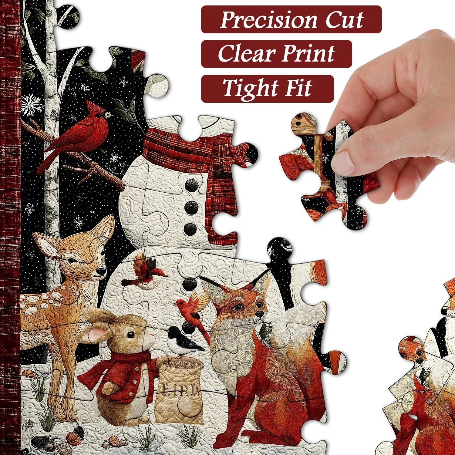 Joyful Snowy Jigsaw Puzzle 1000 Pieces