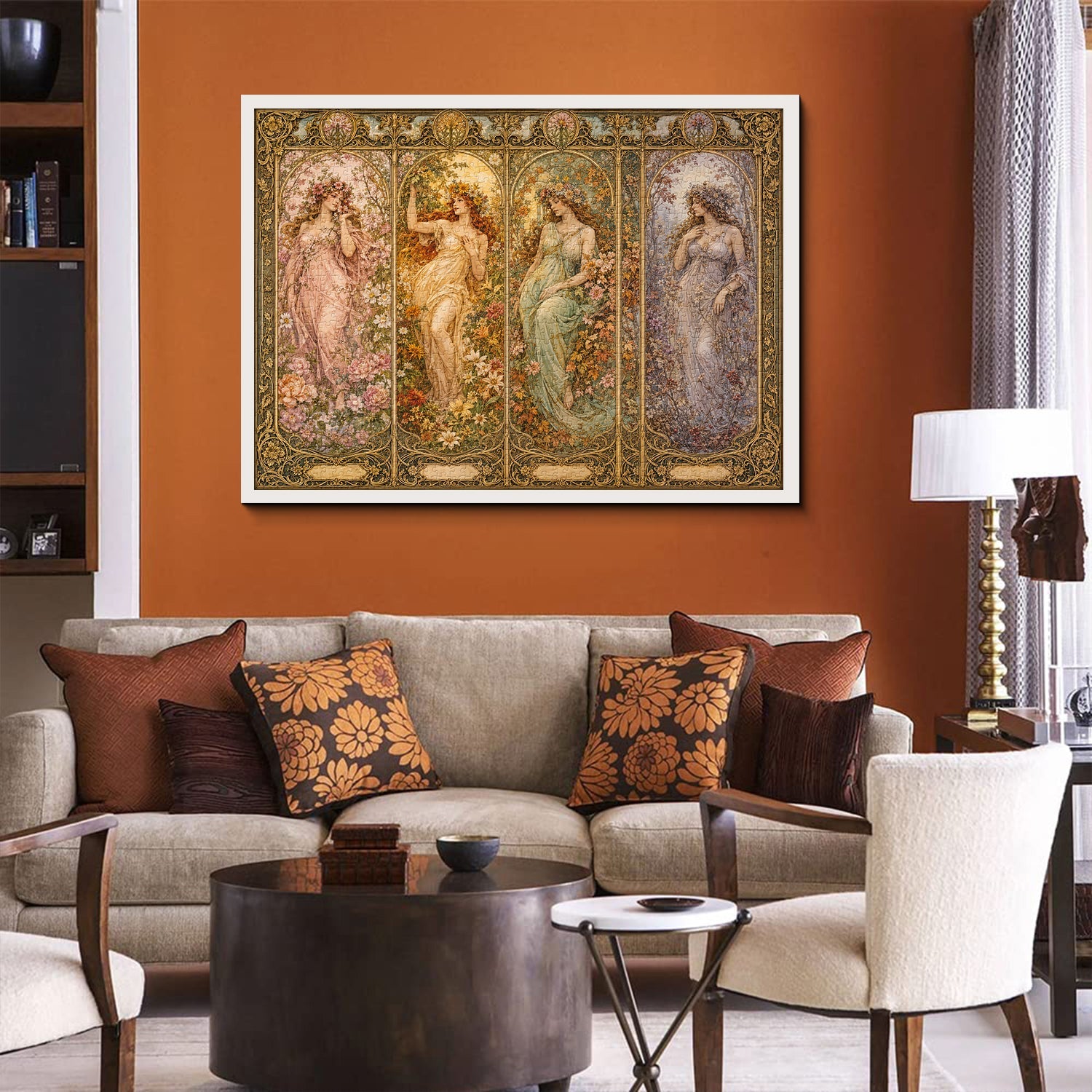 Puzzle Quattro Tempi dell'Anno 1000 Pezzi