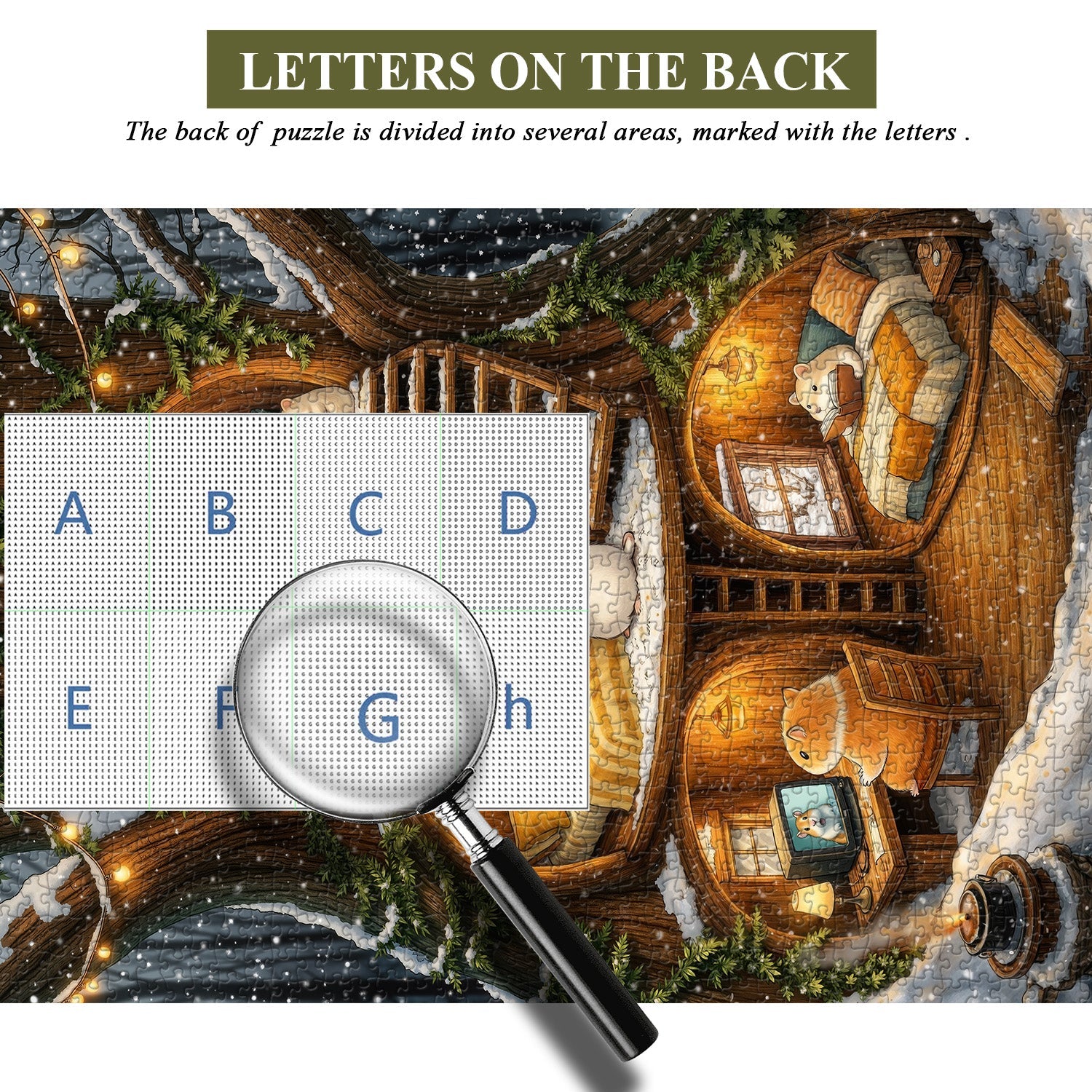 Cozy Mouse Hut Jigsaw Puzzle 1000 Pieces